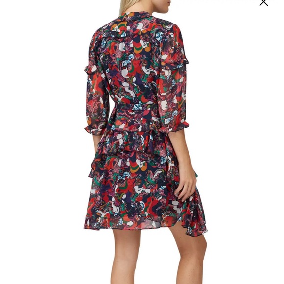 SALONI Printed Tilly Ruffle Dress - Picture 3 of 10